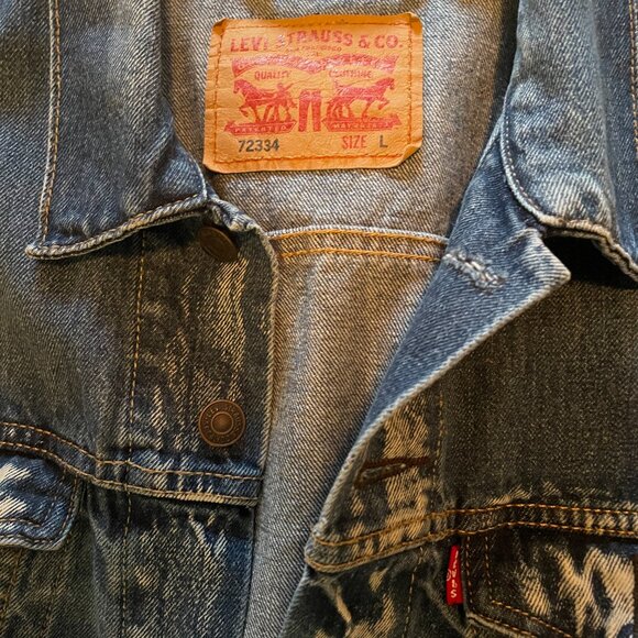 Levi's Jean Jacket 72334 Size L - Picture 2 of 3